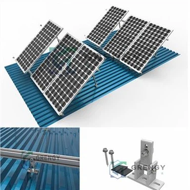 Nastavljivi kompleti naklona za kovinsko streho solarni sistem