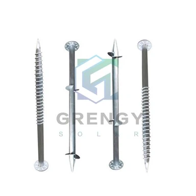 Vroče pocinkane sončne ozemljitvene vijake