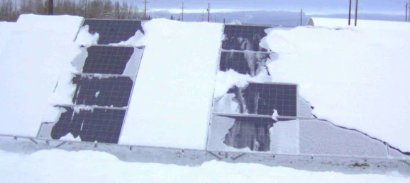 Icefobne površine za led, odlaganje snega v uporabnem soncu