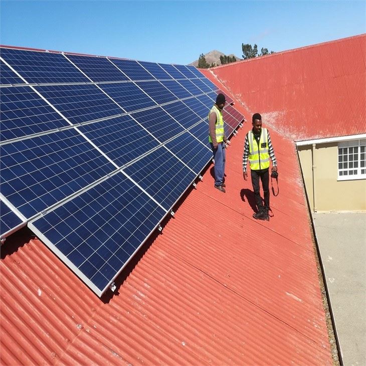 roof mounted pv system