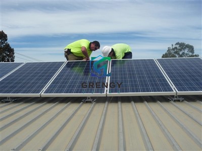 Nastavljiv sistem stojala Pločevinasta streha Kovinska streha
