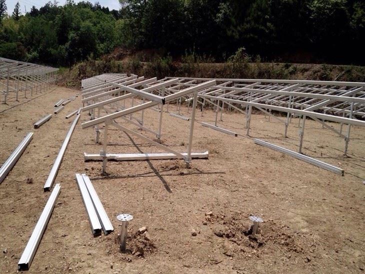 Aluminum Solar Ground Racking Structure System