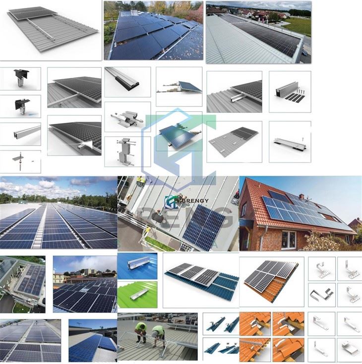 Aluminum Solar Panel Mounting Brackets