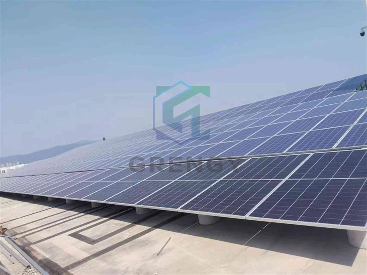 Concrete Foundation Solar Ground Mounting System