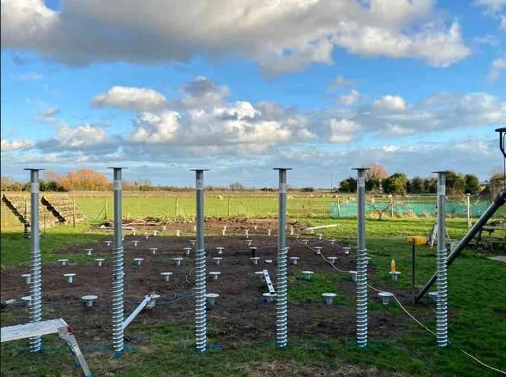 Large Solar Ground Screw Anchor