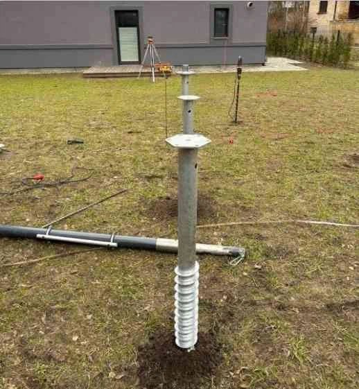 Large Solar Ground Screw Anchor