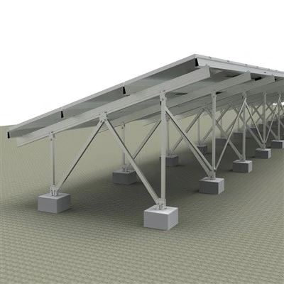 Betonski temelj Aluminijasta pritrditev na tla