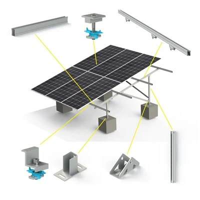HDG solarni sistem za pritrditev na tla