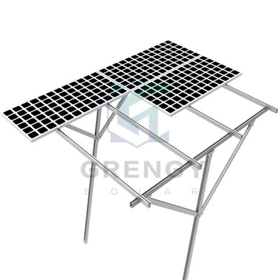 Solarni montažni nosilec z enim stebrom