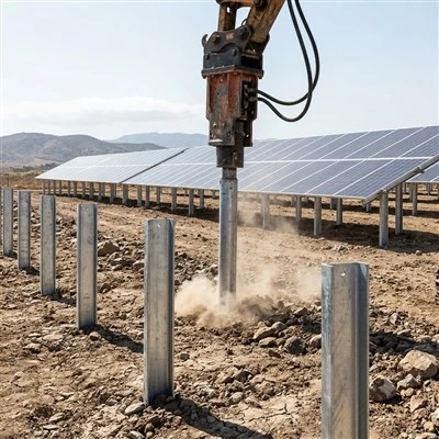 Uporabni solarni jekleni piloti za zabijanje