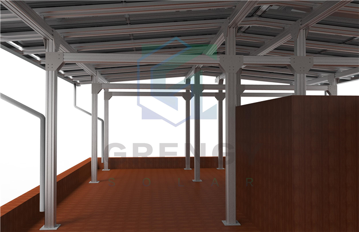 Solar Canopies For Industry Engineered With Aluminum price
