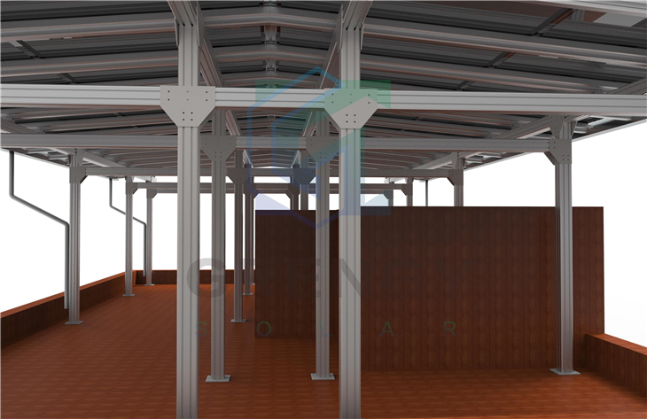 Solar Canopies For Industry Engineered With Aluminum high quality
