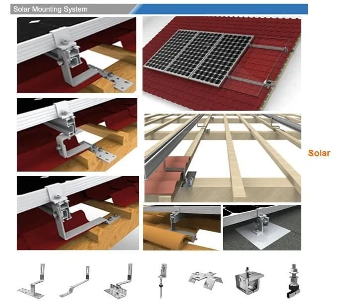 Solar Roof Mounting Hook Bracket high quality
