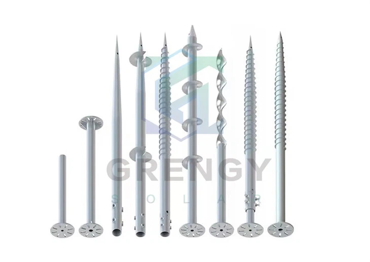 Jekleni spiralni ozemljitveni vijaki