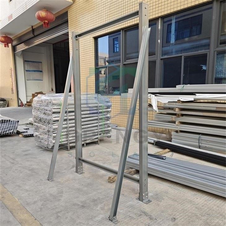 ZAM Steel Solar Brackets With Helical Piles